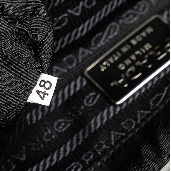 Prada Black Tessuto Mini Frame Bag - Picture 5 of 11